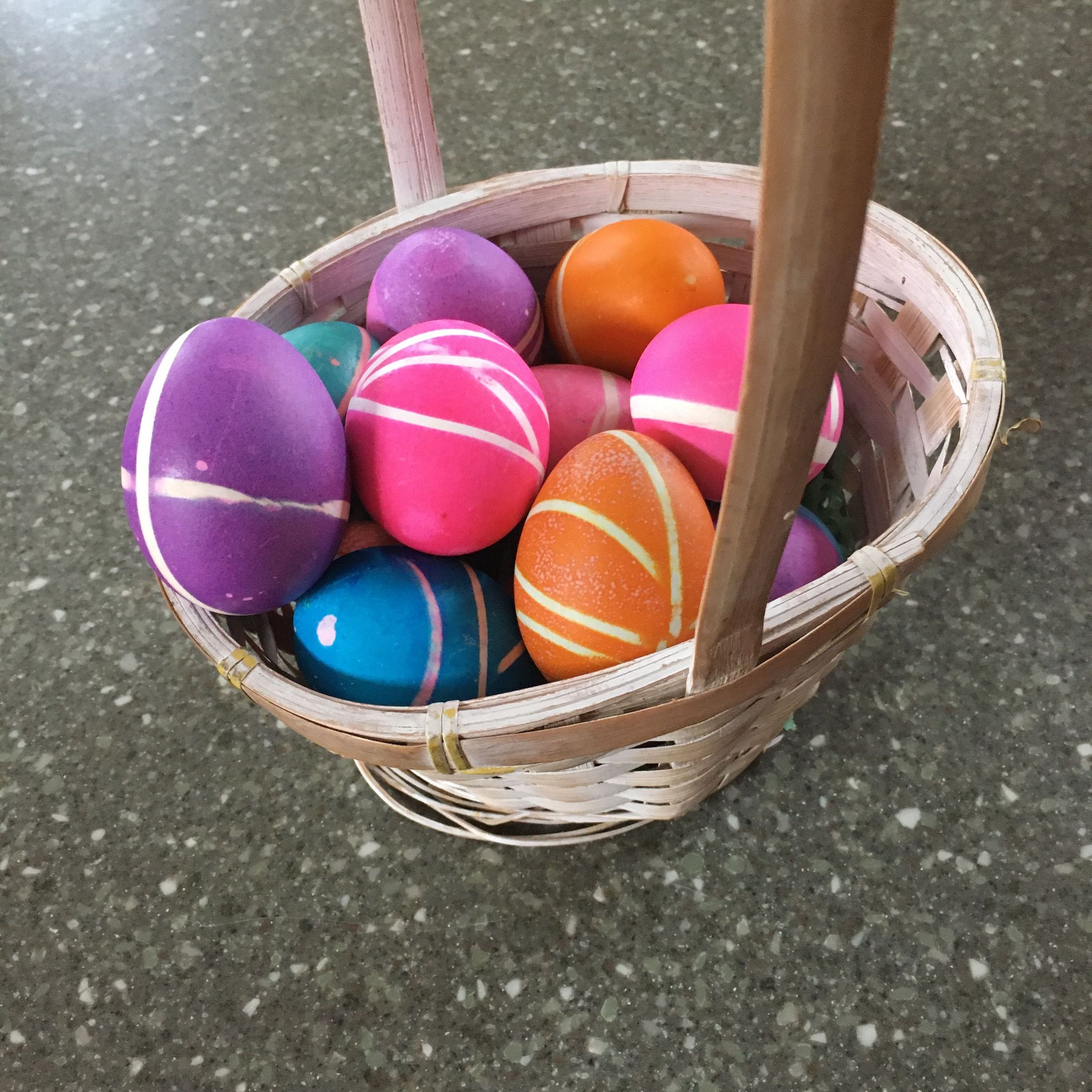 Rubber Band Dyed Easter Eggs : 5 Steps - Instructables