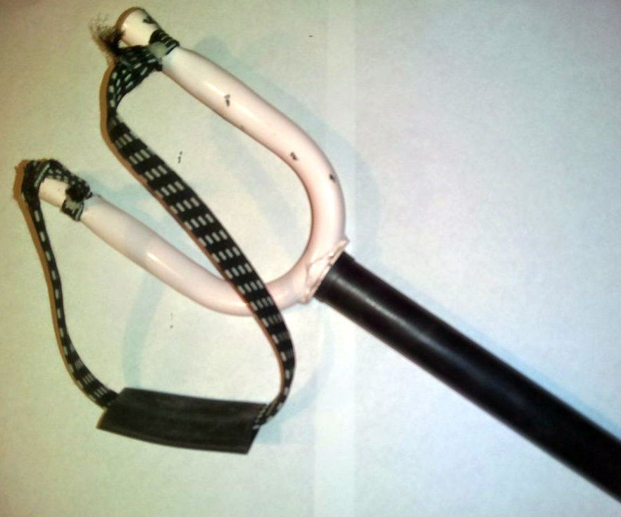 Slingshot Made From Bicycle Parts 