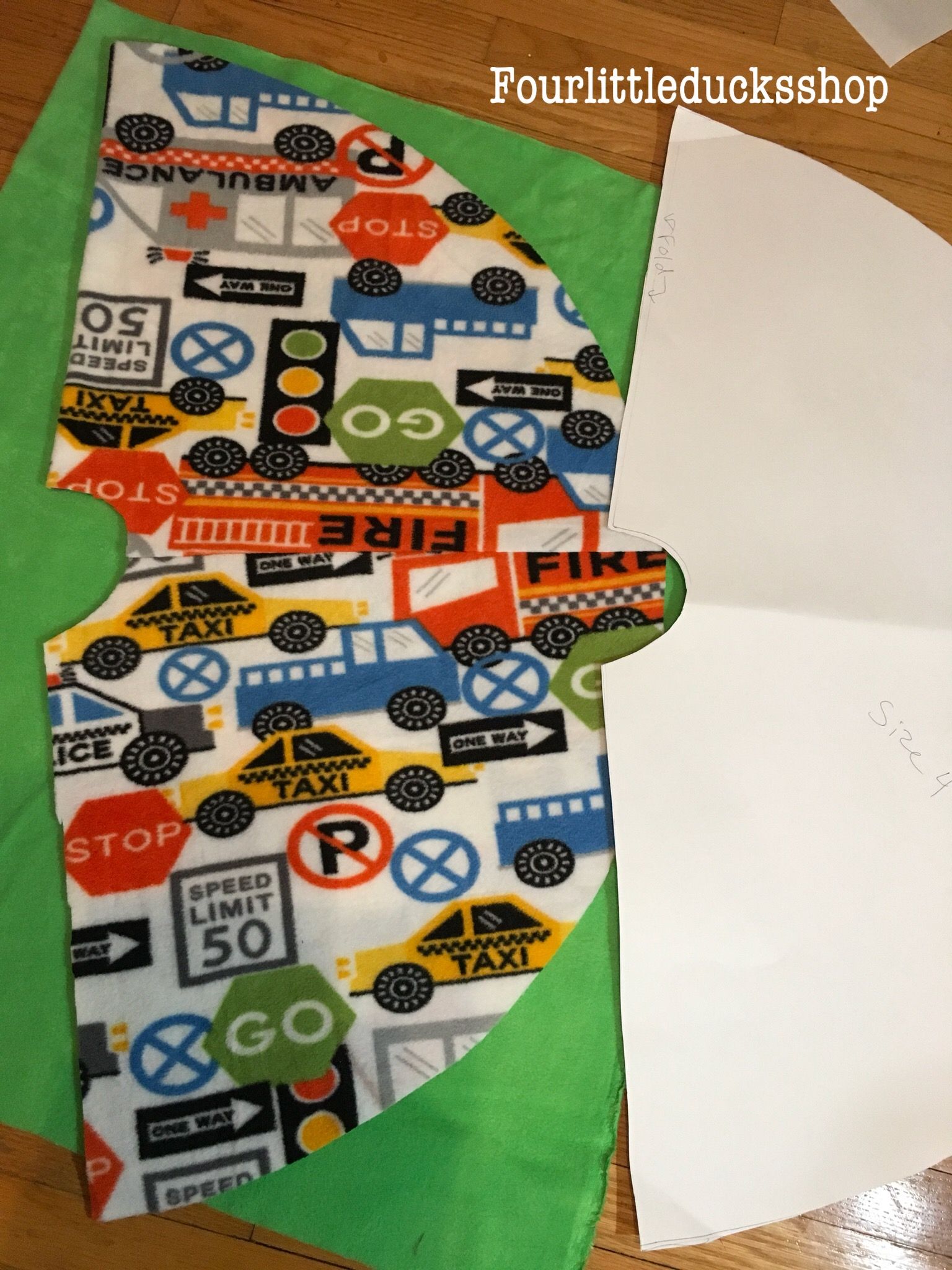 Car Seat Poncho With Directional Print Fleece : 6 Steps (with Pictures ...