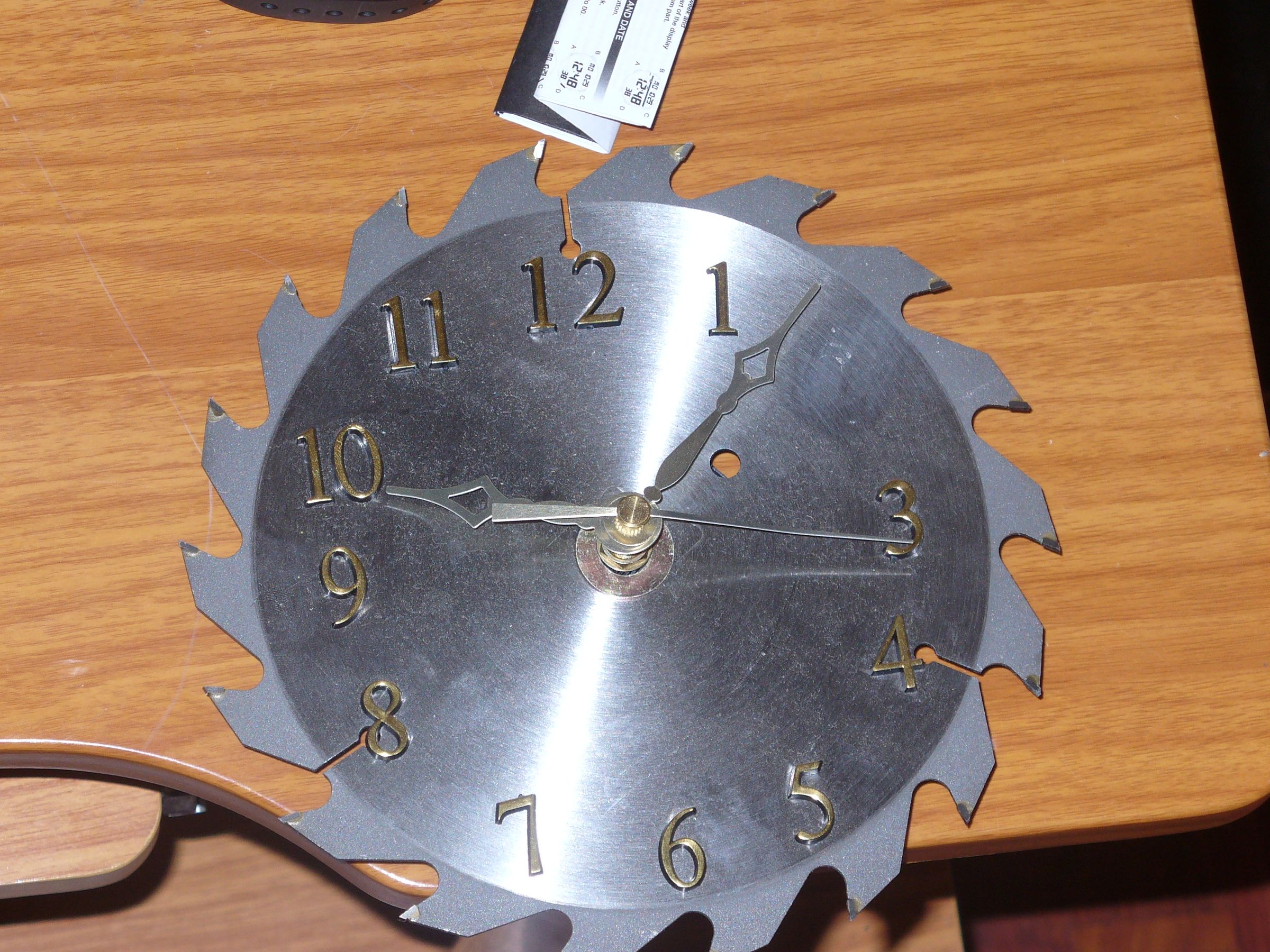 Saw Clock