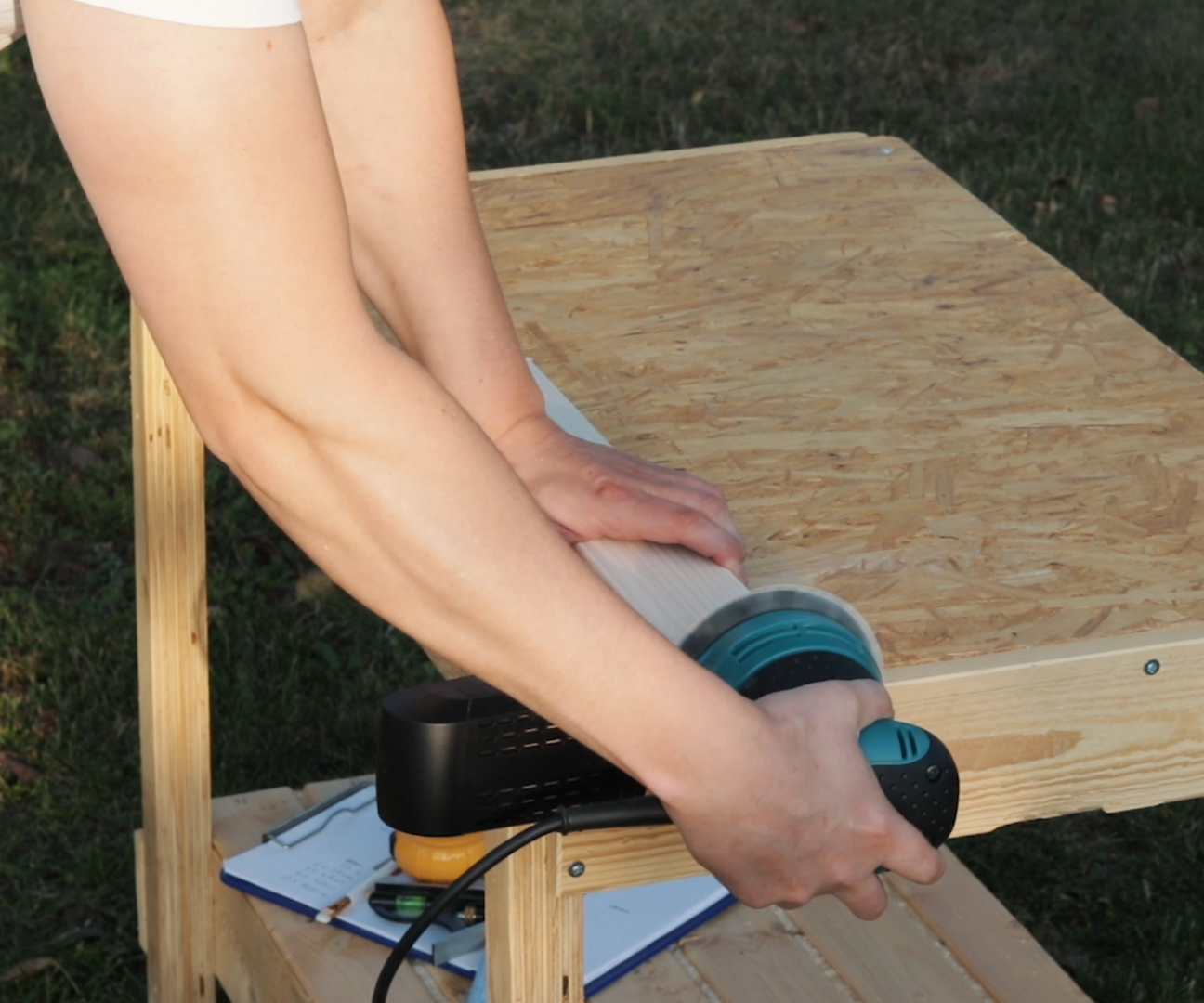 Sanding and Protecting the Wood