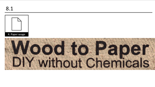 Papermaking: Wood to Paper at Home! : 3 Steps - Instructables