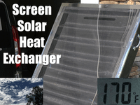 Screened Solar Air Heater : 12 Steps (with Pictures) - Instructables