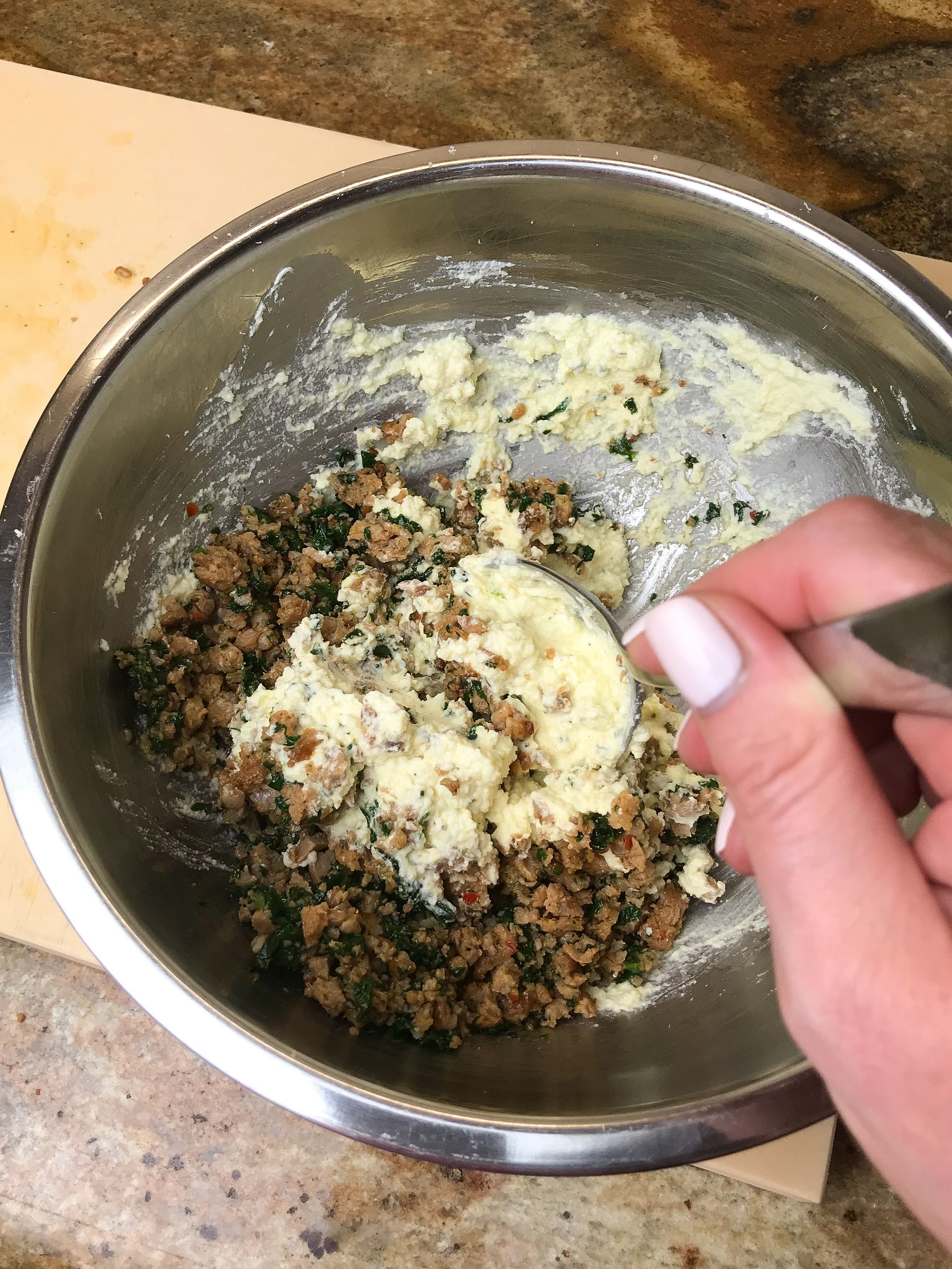 GLUTEN FREE SAUSAGE AND RICOTTA RAVIOLI FROM SCRATCH 12 Steps (with