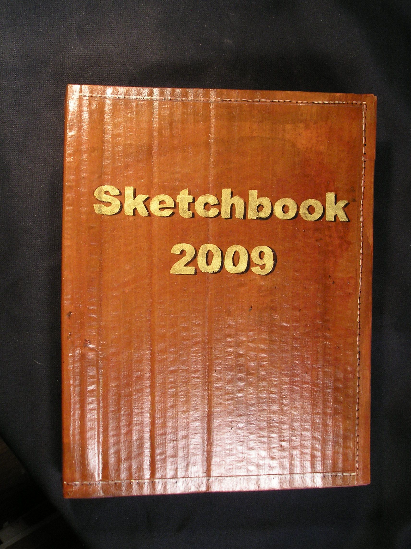 Binding the Whole Ream Cardboard Covered Sketchbook