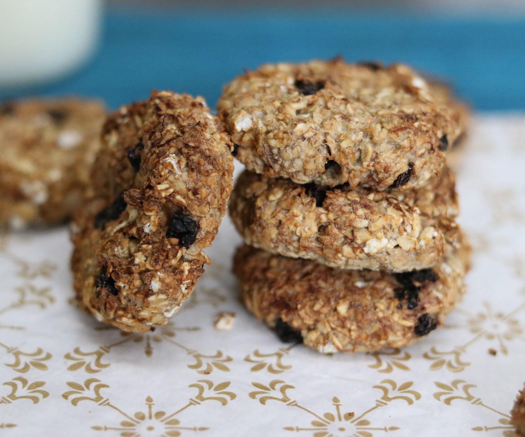 2 Ingredients Oats Cookies