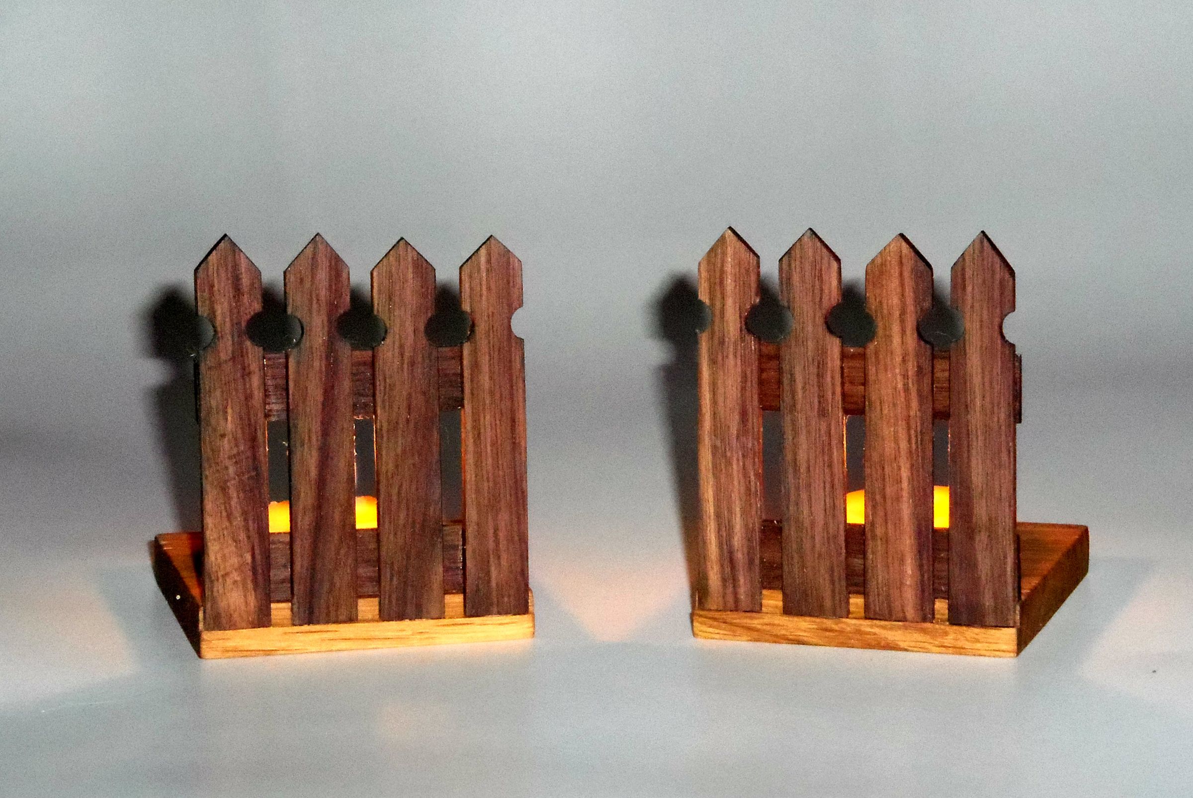 Picket Fence Tea Light Holders Instructables