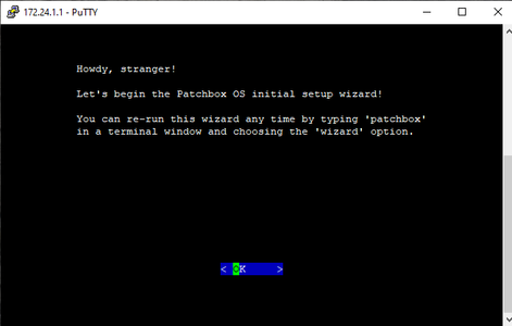 Configure Patchbox Os