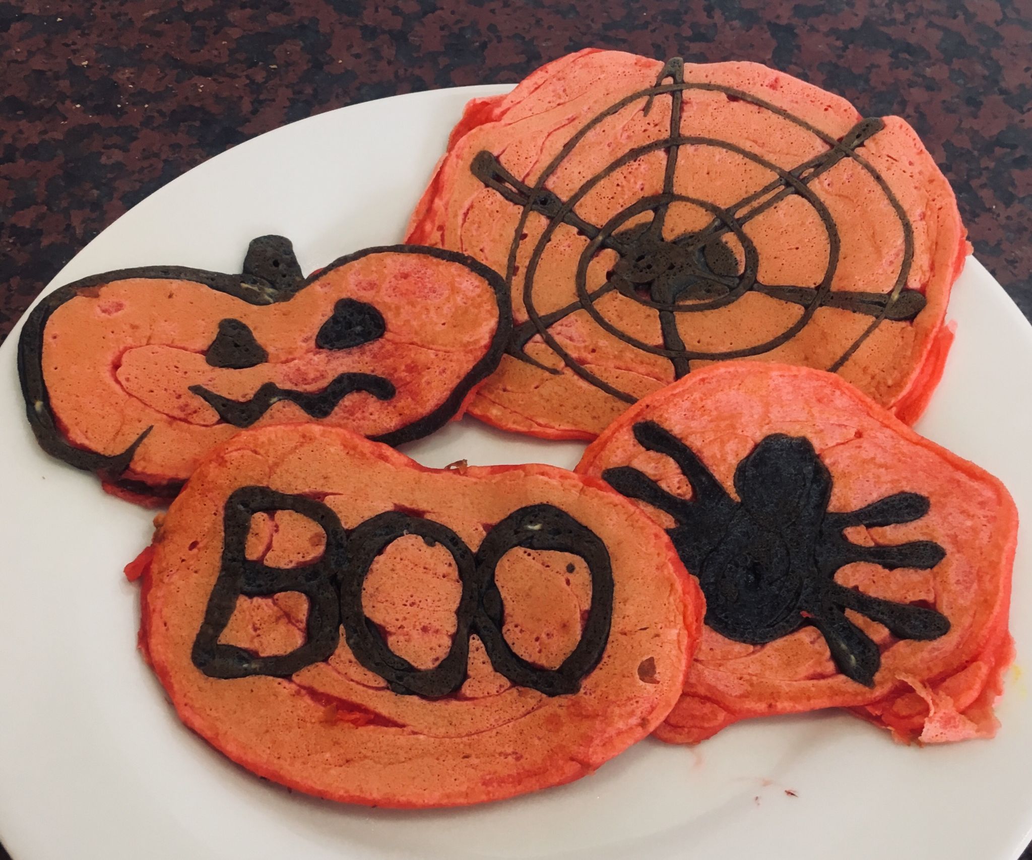 Halloween Pancake Art