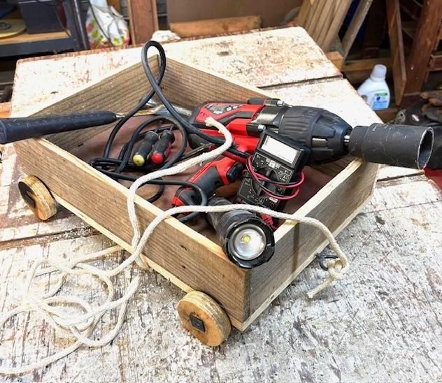 Crawl Space Tool Cart