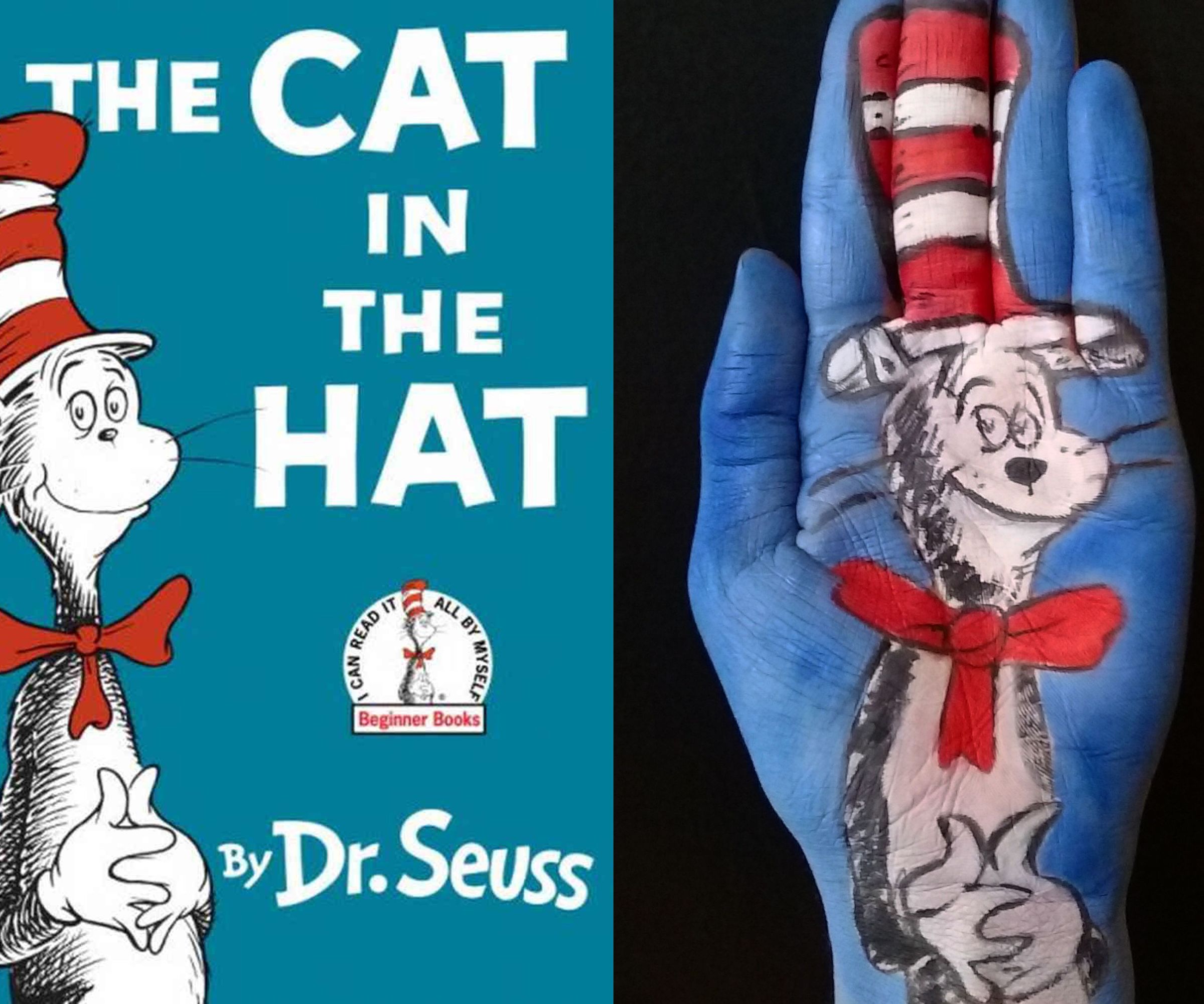 The Cat in the Hat Hand Art