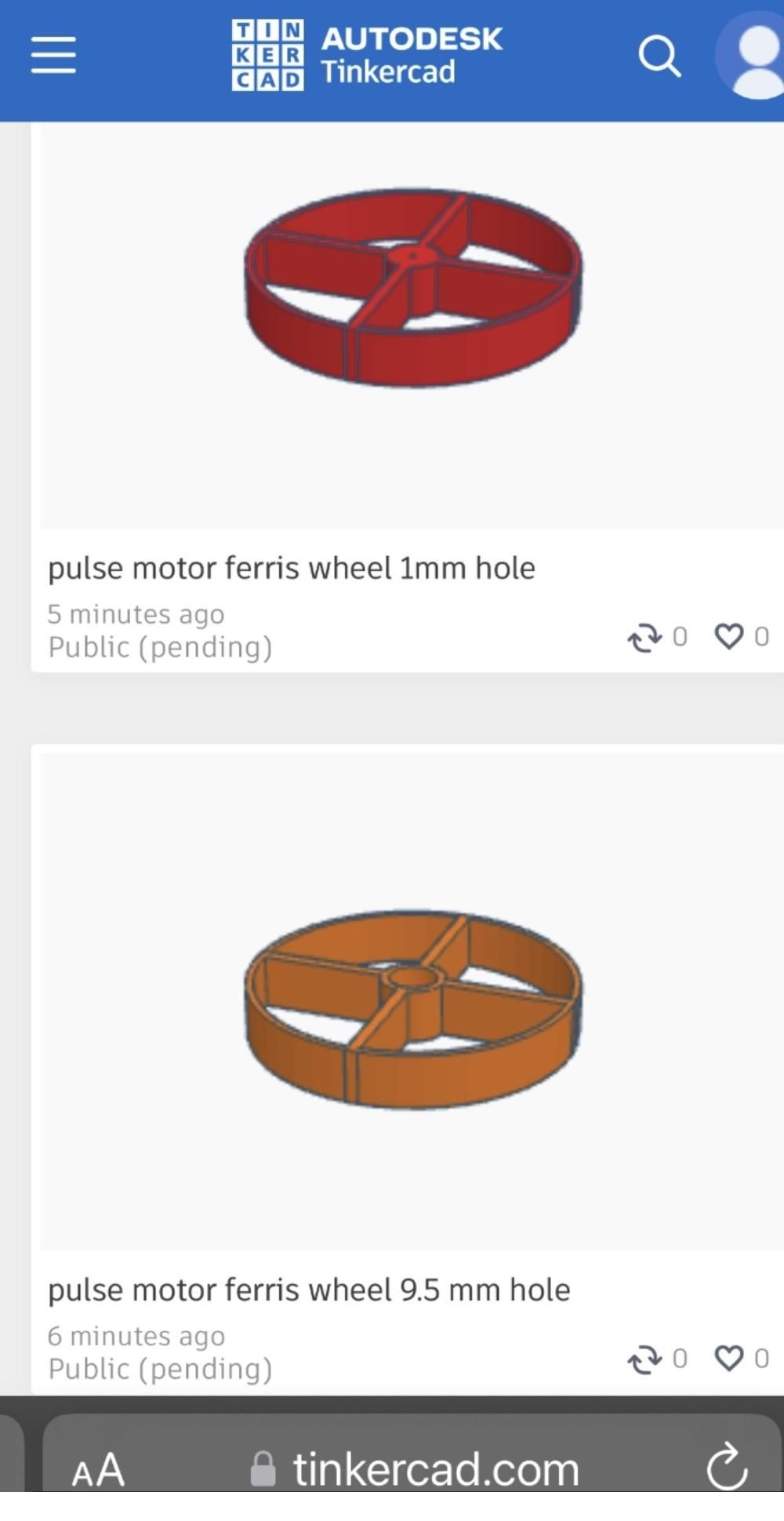 Solar 3D Printed Feris Wheel Pulse Motor With a Low-friction Glass ...
