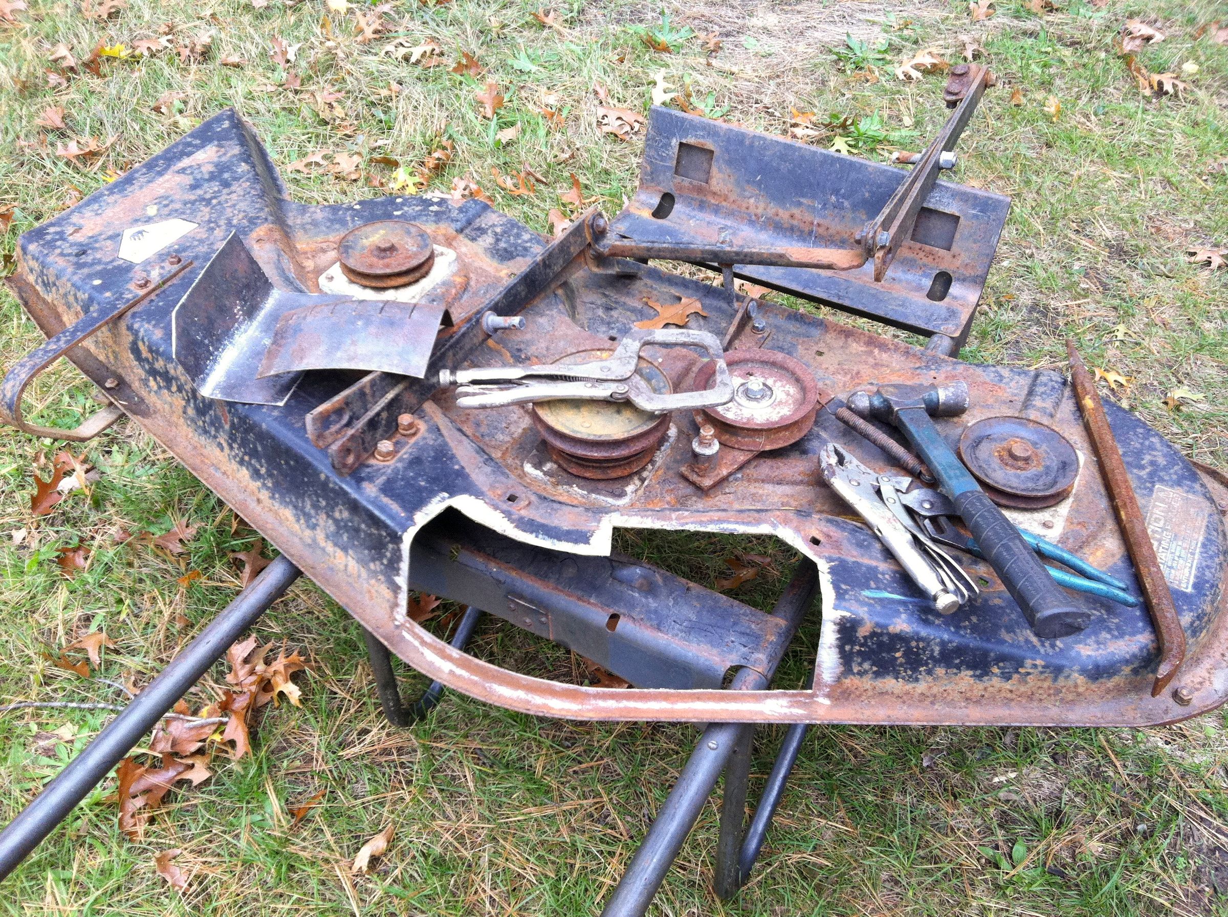 How to Patch a Rusted Lawn Mower Deck 6 Steps (with Pictures