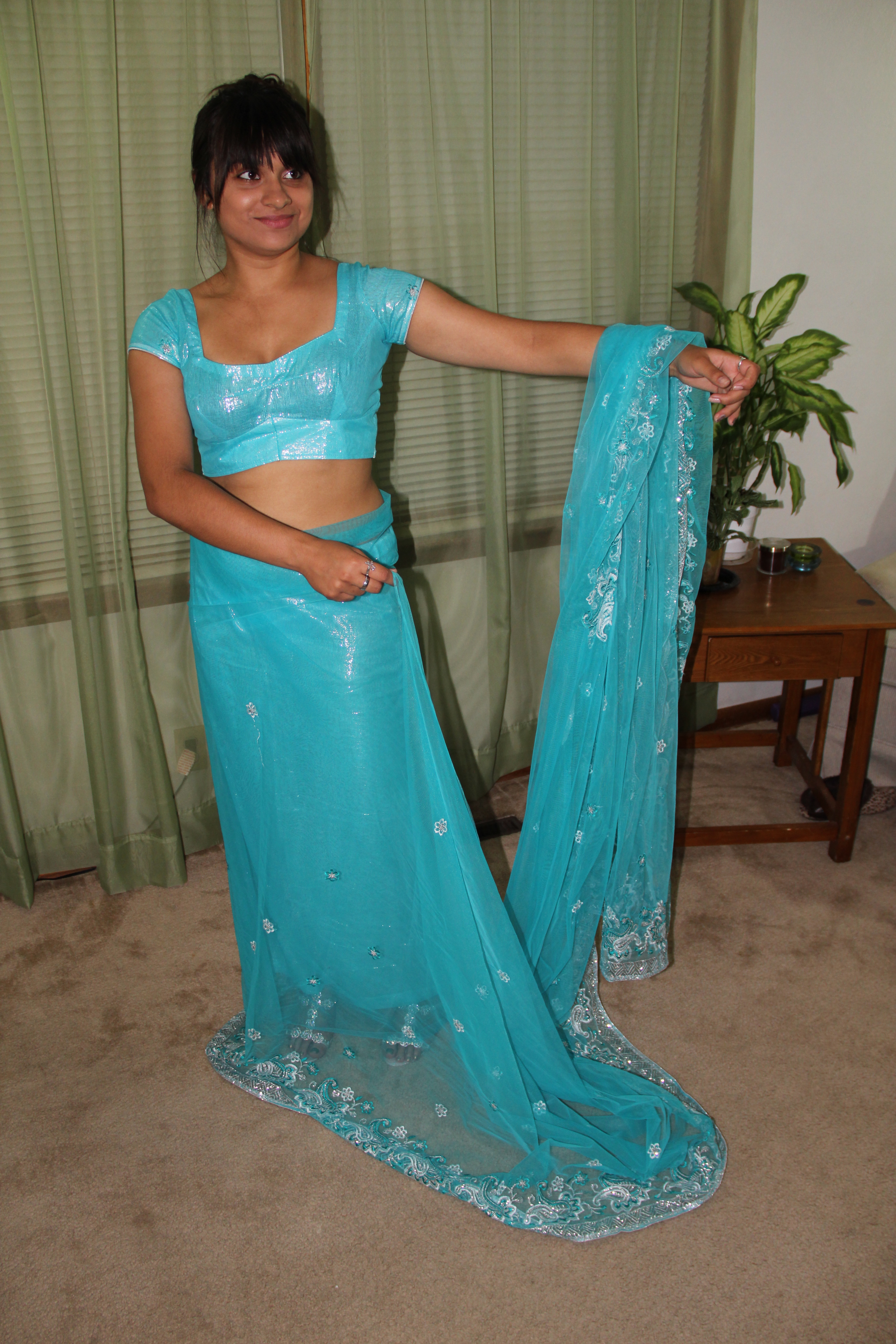 The Art of Wearing a Saree 8 Steps Instructables