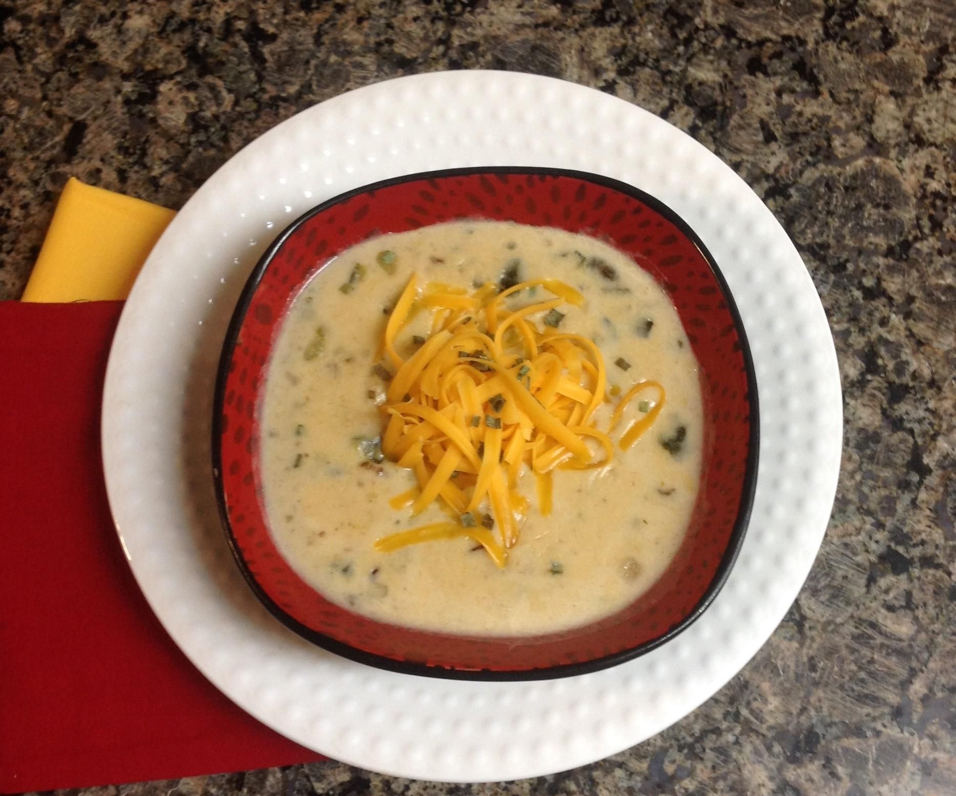 Smoky Potato-Poblano Soup