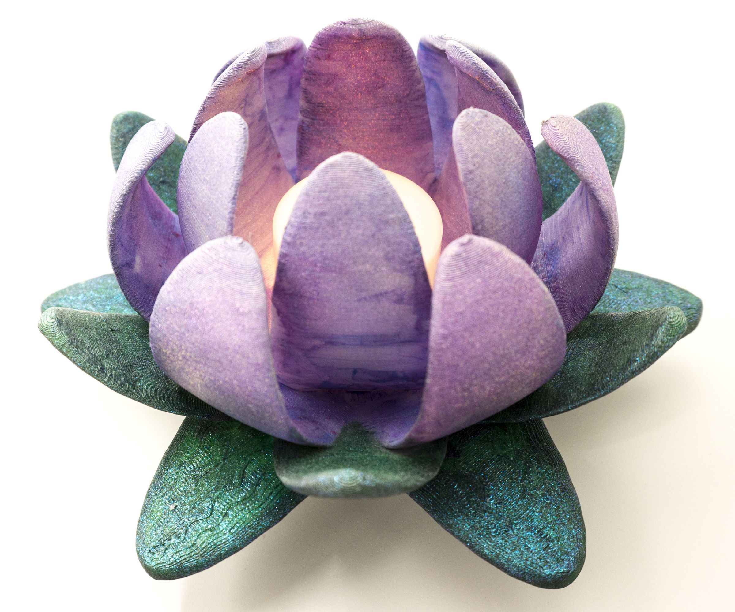 How to Model and Paint a 3D Printed Lotus Flower