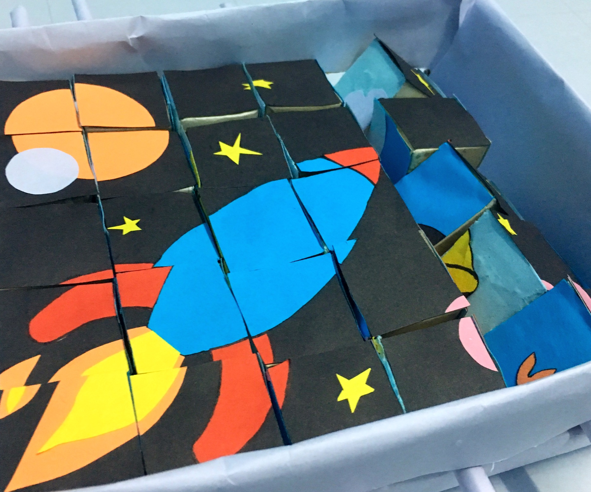 DIY Rotating Blocks Puzzle