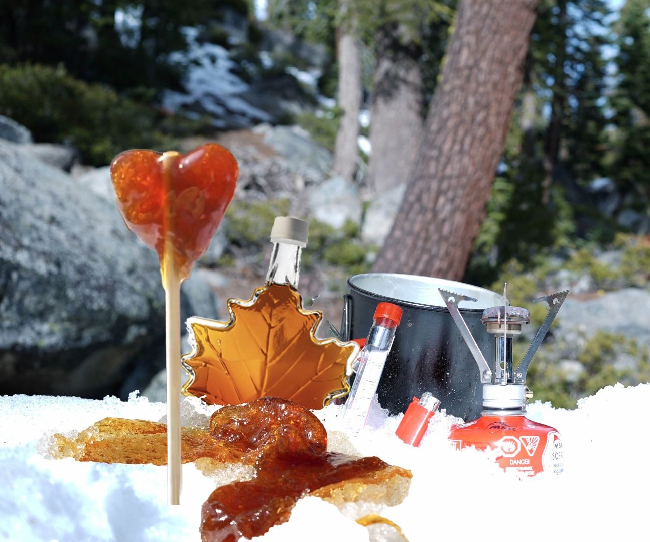 Maple Syrup Taffy - Sugar on Snow