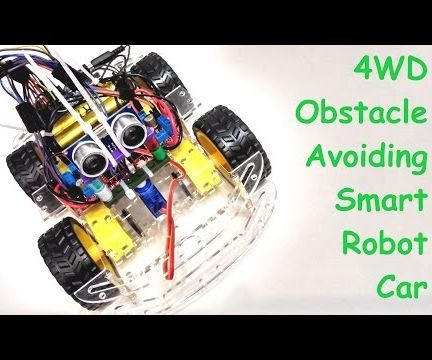 4WD Obstacle Avoiding Robot - Arduino Smart Robot Car