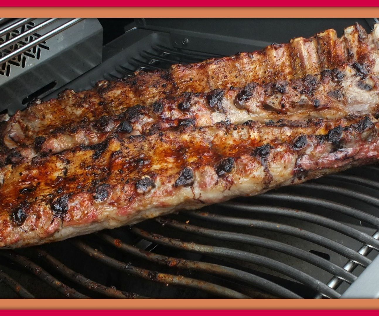 In House Smokey BBQ Sauce on Ribs