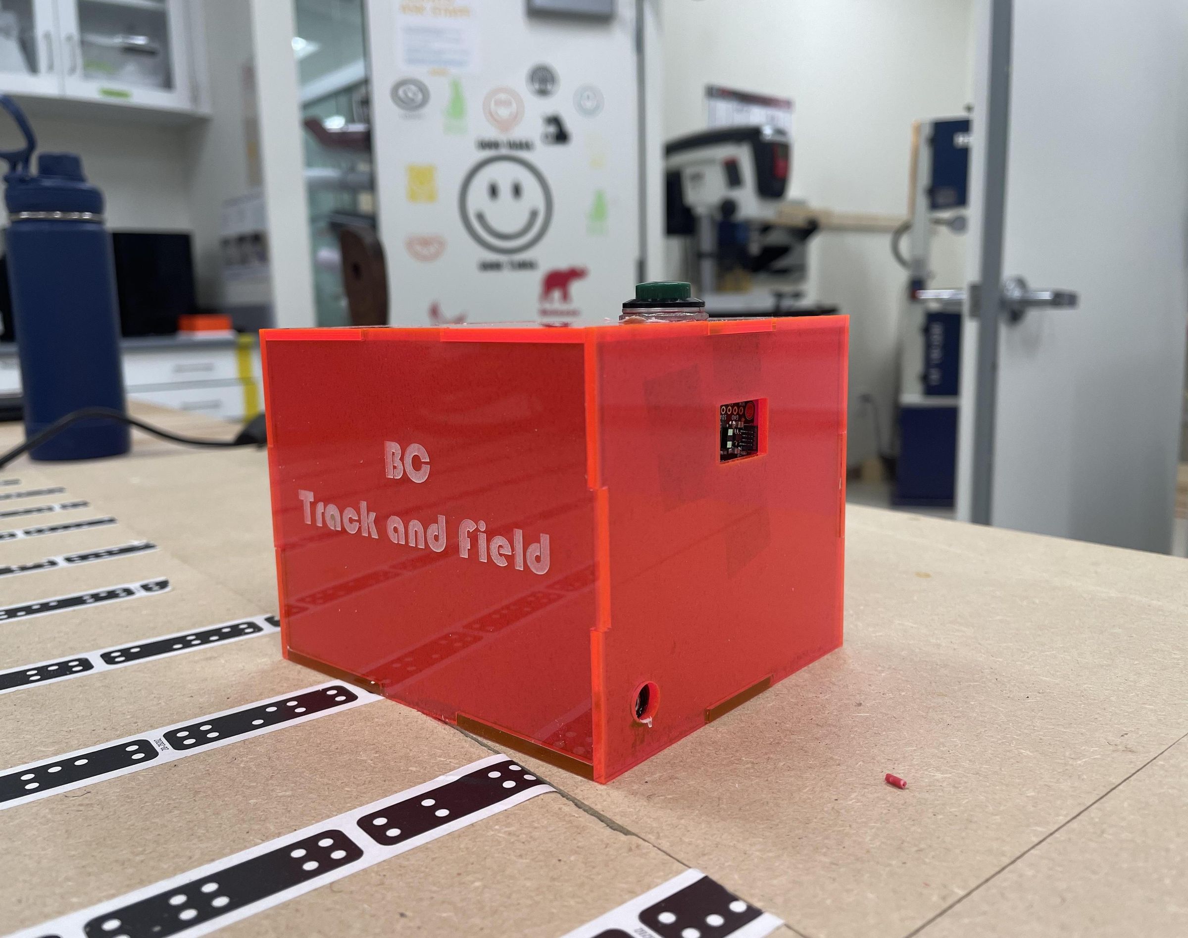 Track and Field Block Start Simulator and Reaction Timer