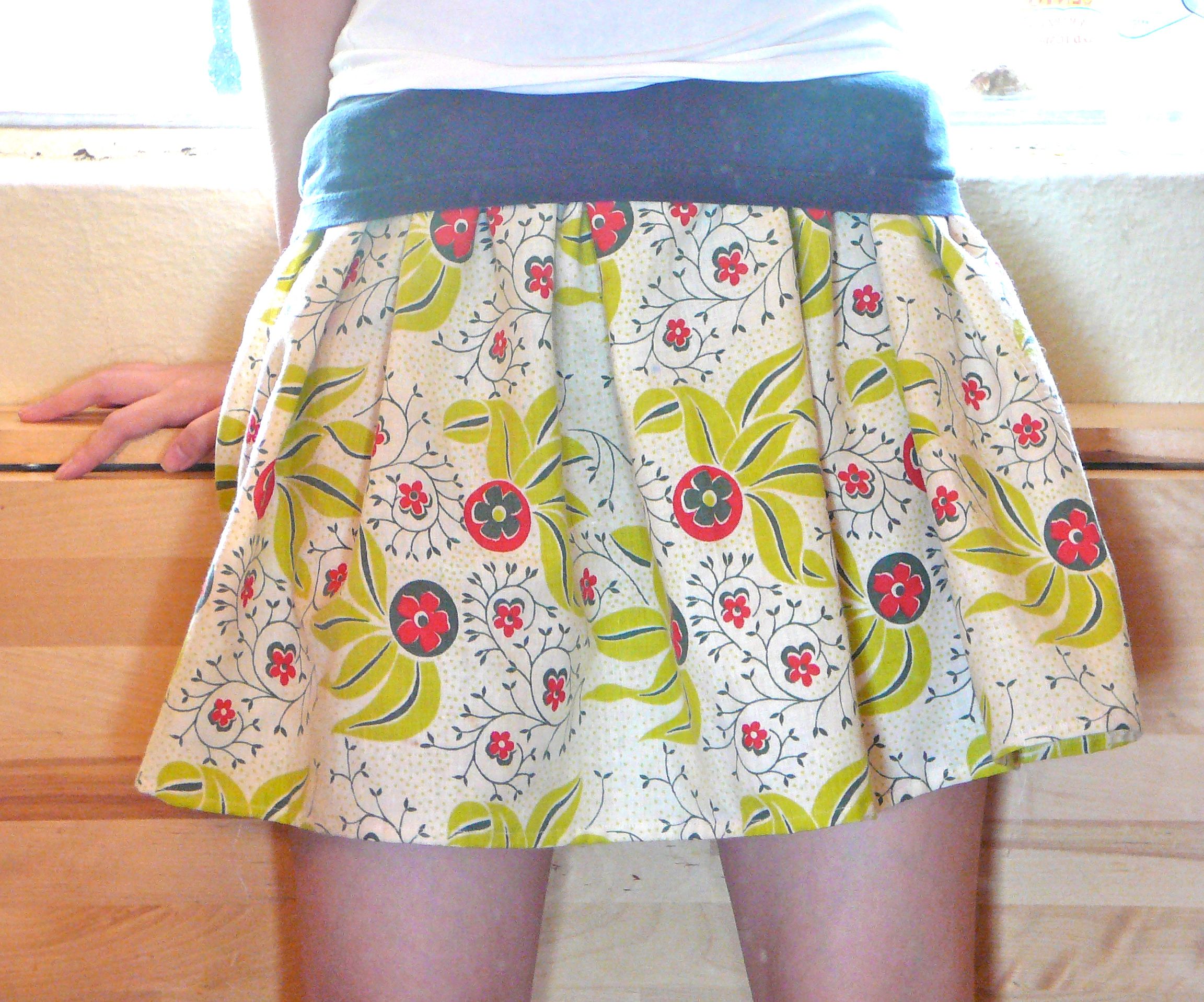 T Shirt Ruffle Skirt