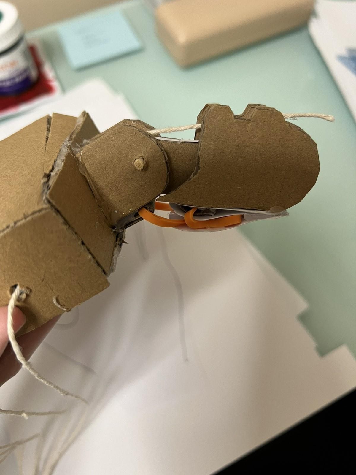 Elastic-Powered Cardboard Mechanical Hand : 7 Steps - Instructables
