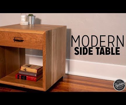 Modern Side Table Build 