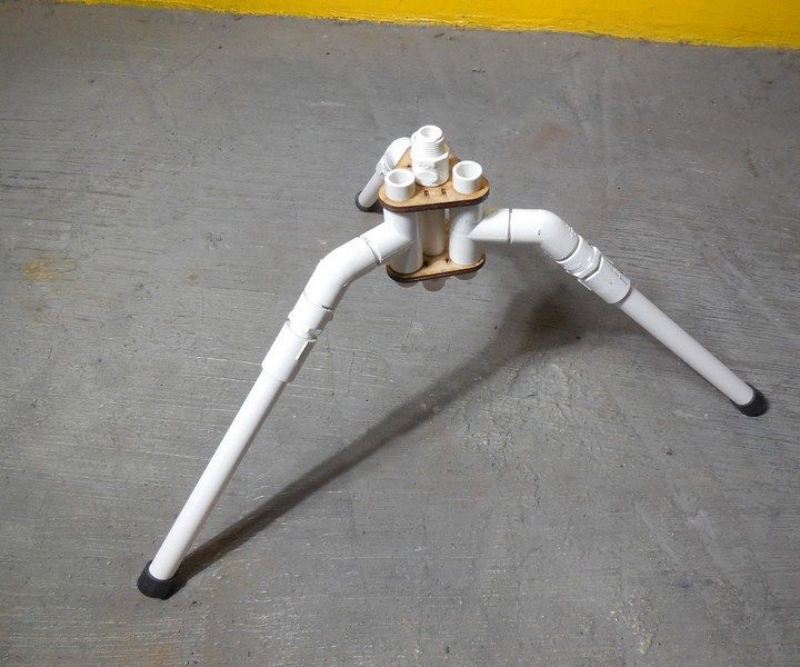 Trípode PVC + Corte Laser  (Tripod PVC + LaserCut) 