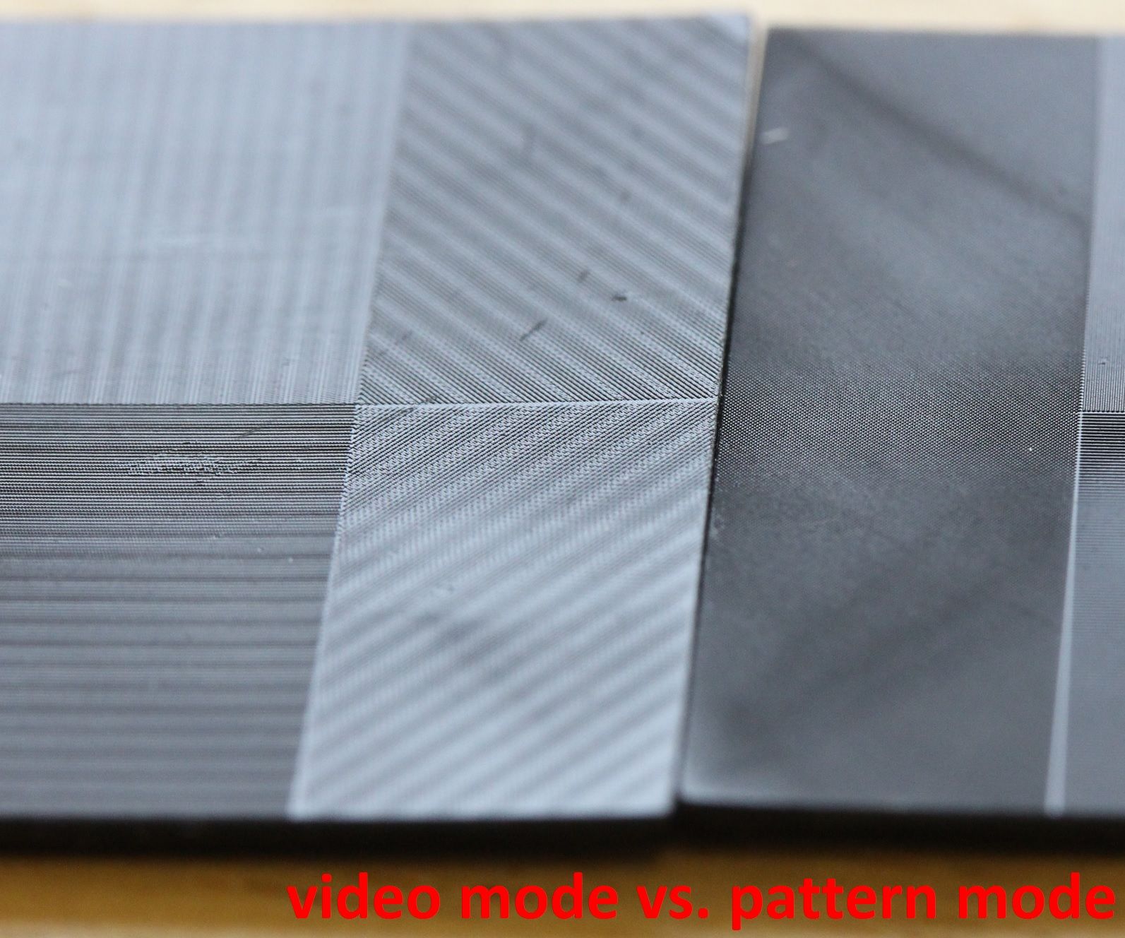 Ember Printer: Using Pattern Mode for Finer Details