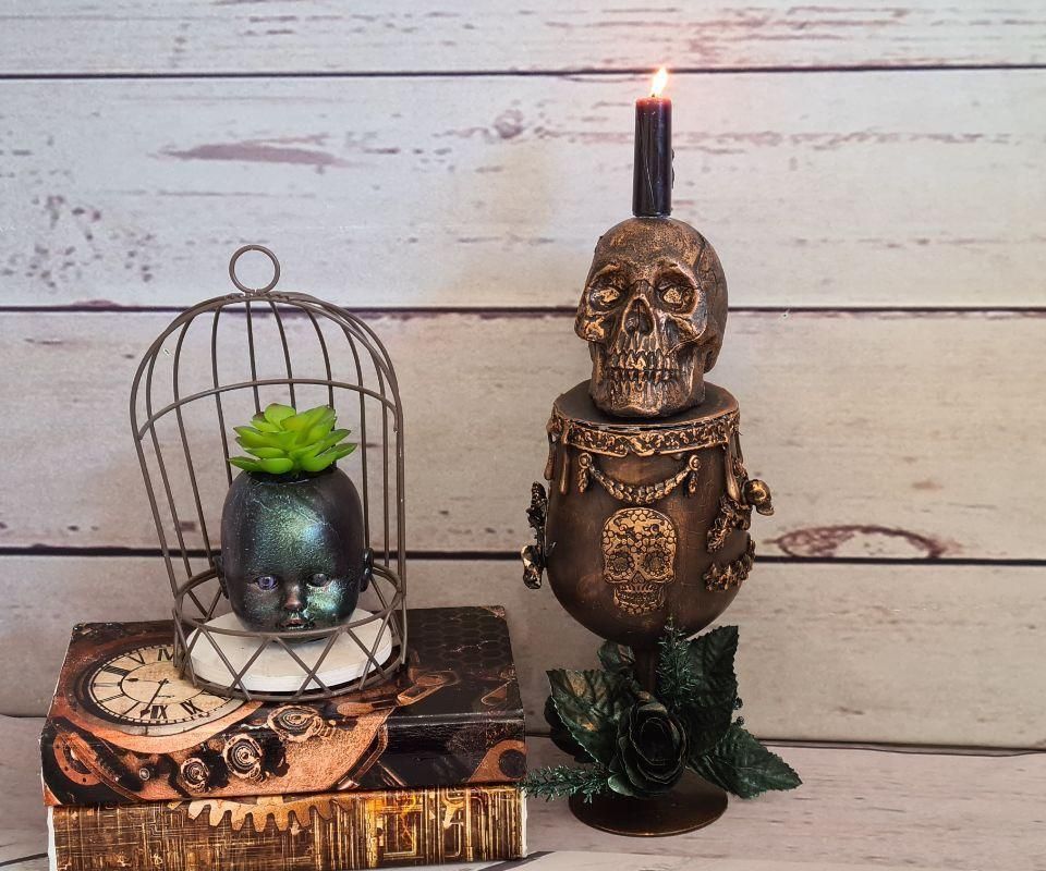 Creepy Halloween Goblet