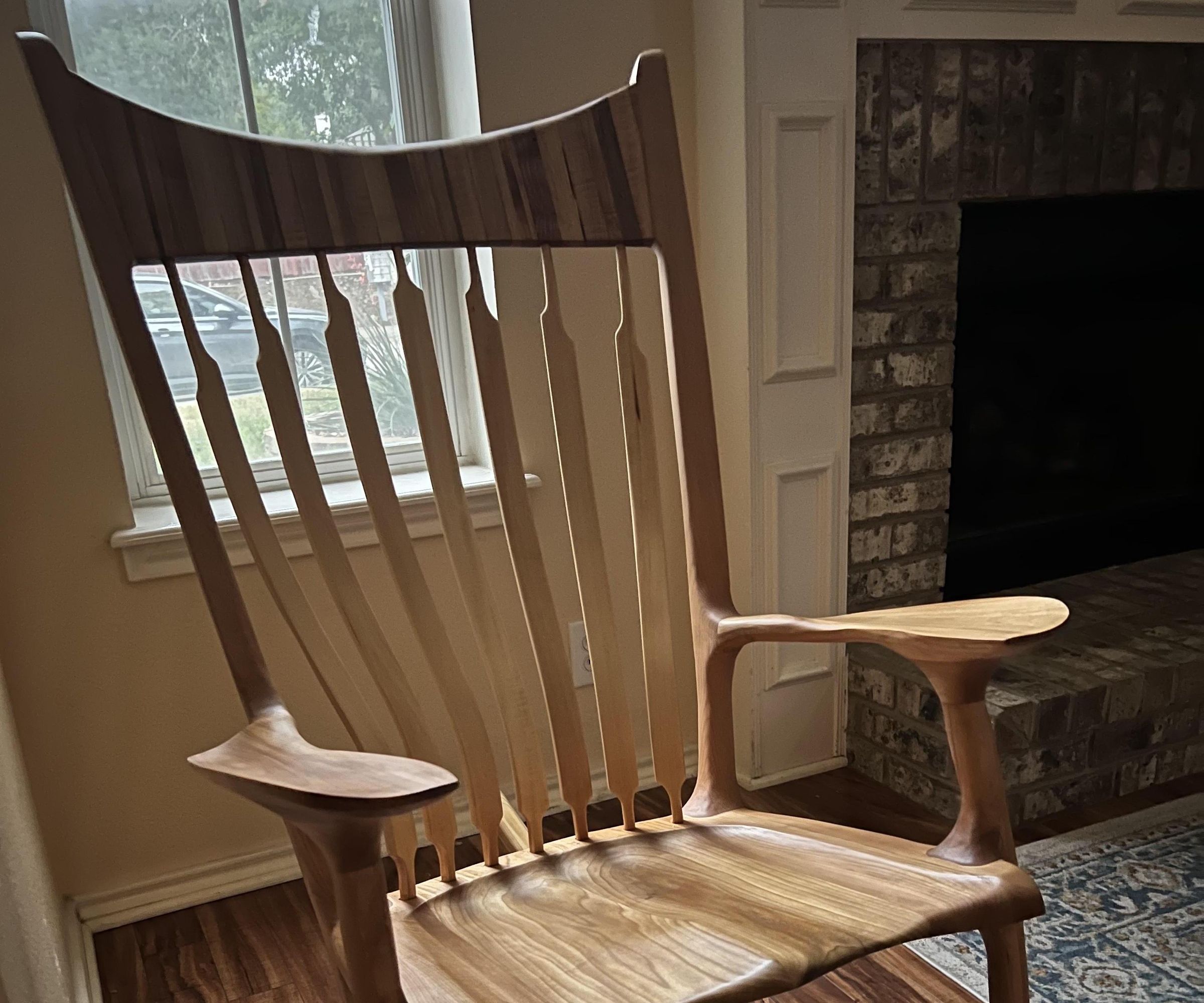 "Flex-back" Rocking Chair