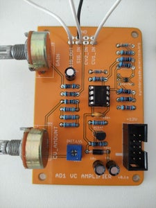 Discrete Voltage Controlled Amplifier