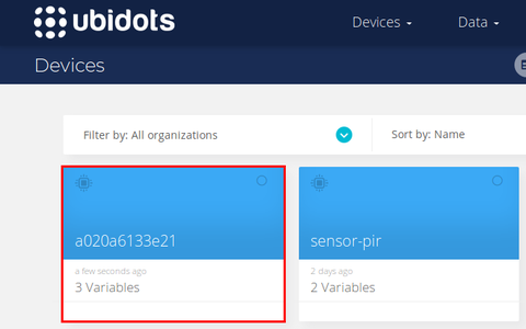 Sending (POST) Data to Ubidots