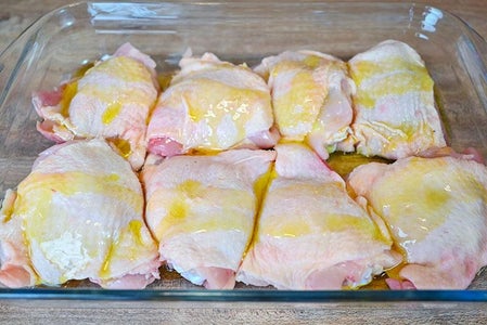 Season the Chicken Thighs First