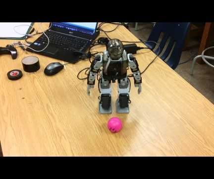 Creating a Remote Color Tracking CM-530 Soccer Robot 