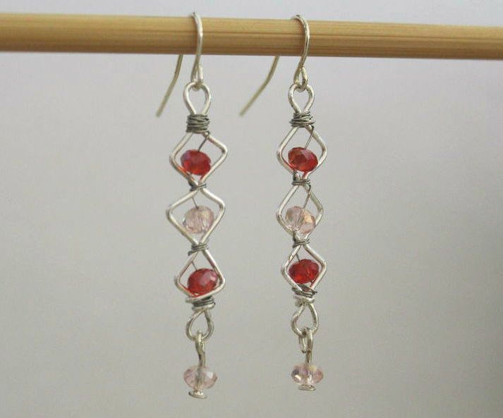 Valentine's Day Dangling Earrings