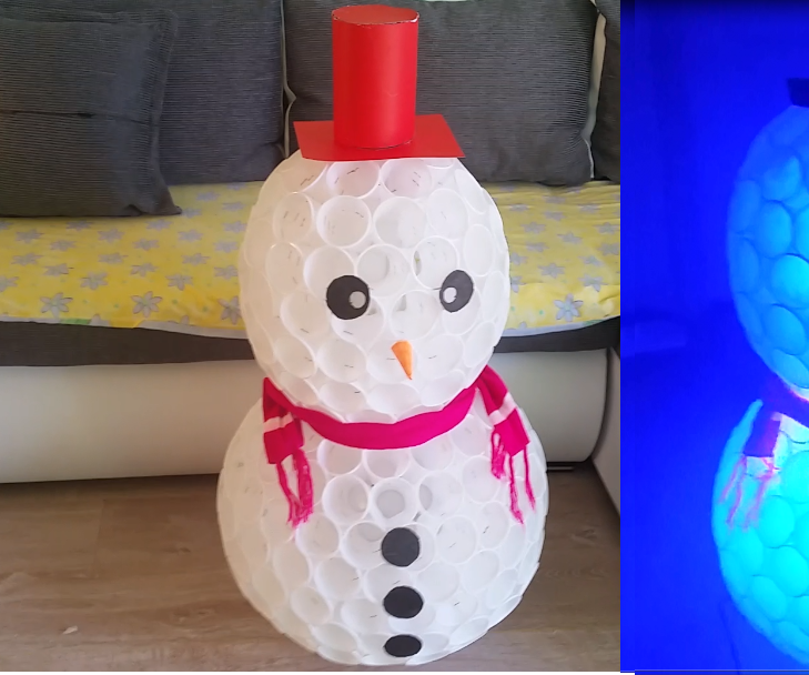 DIY SNOWMAN of CUPS | Amazing Holiday DIY Projects