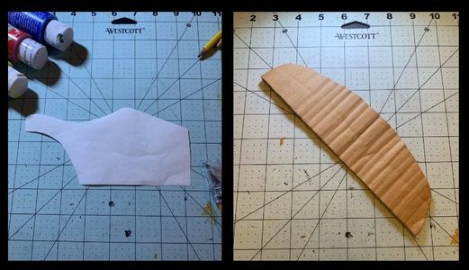 Cardboard Air Jordan 1s Mids That Glow in the Dark : 11 Steps (with ...
