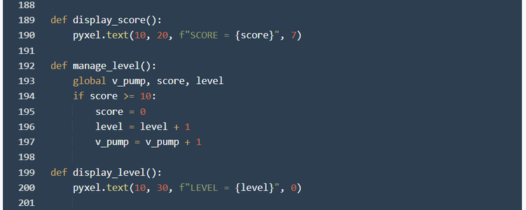 Score and Level Functions