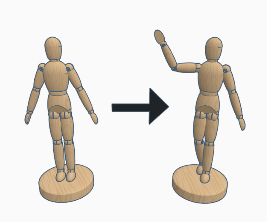 How to Make Poses Using an Artist's Figure