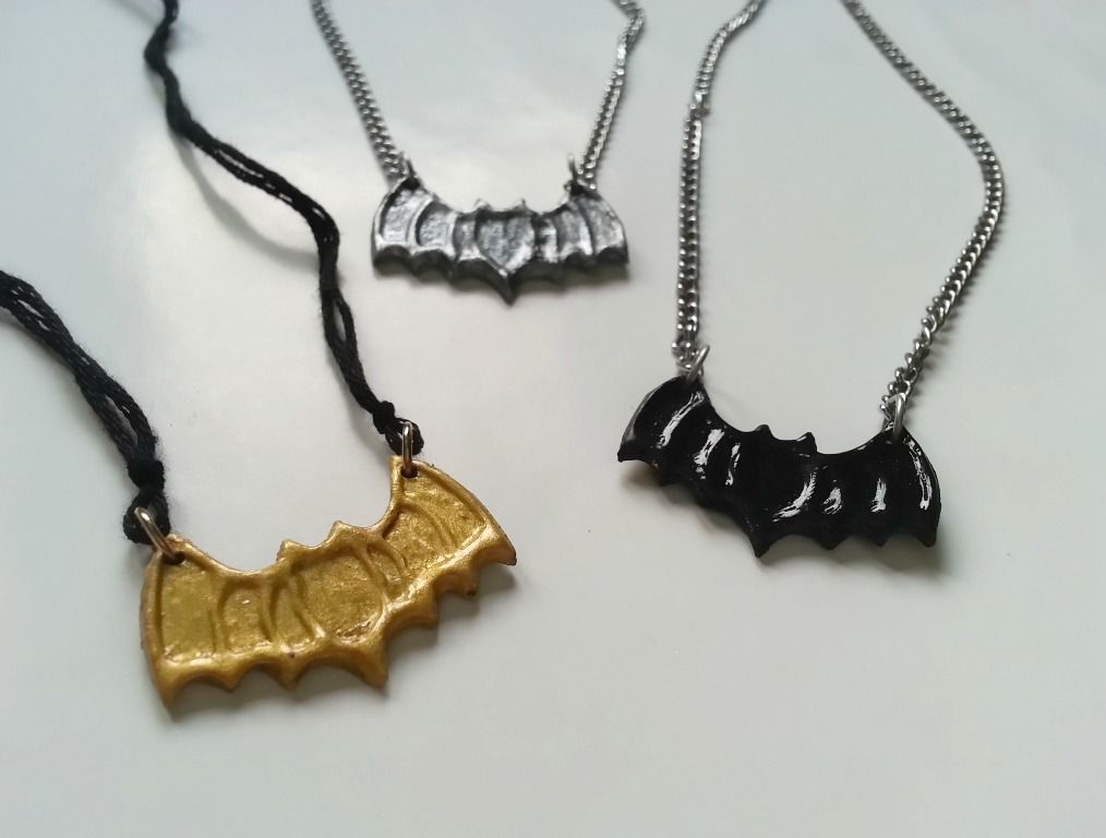 Easy to Make Bat Pendants