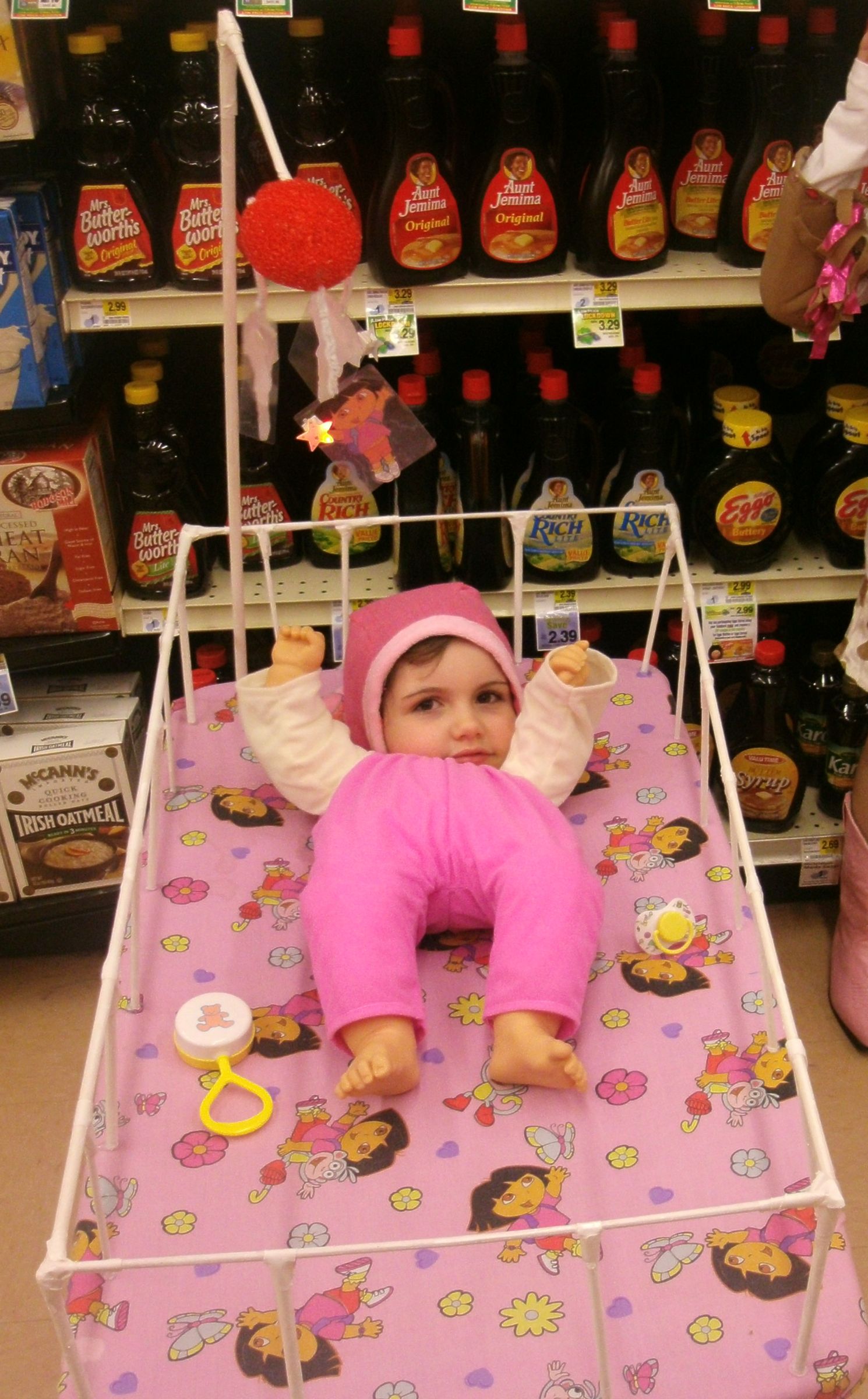 Baby in a Crib