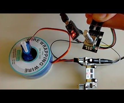 Arduino Nano and Visuino: Control Servo With Rotary Encoder