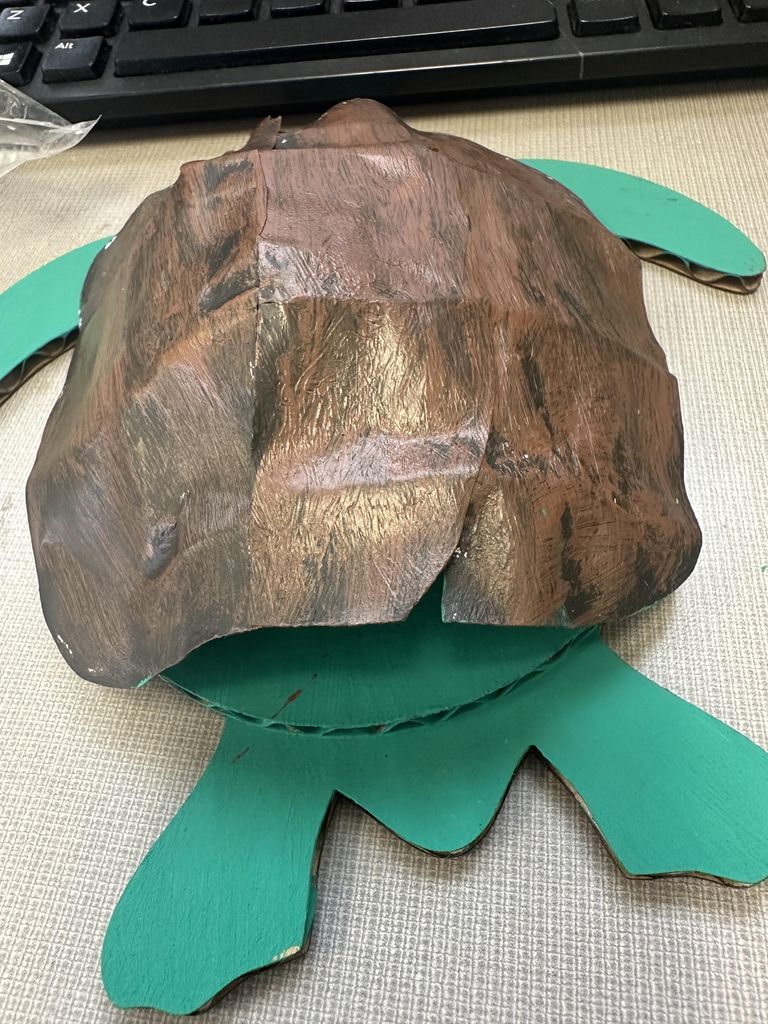 Cardboard Shell Tutorial How To Make A Turtle Shell Out Of Cardboard