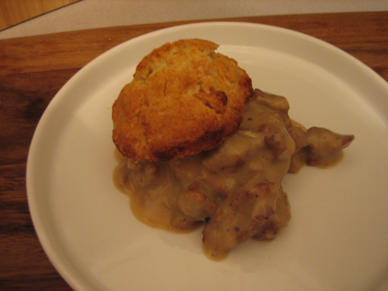 Buttermilk Biscuits and Vegetarian Sausage Gravy