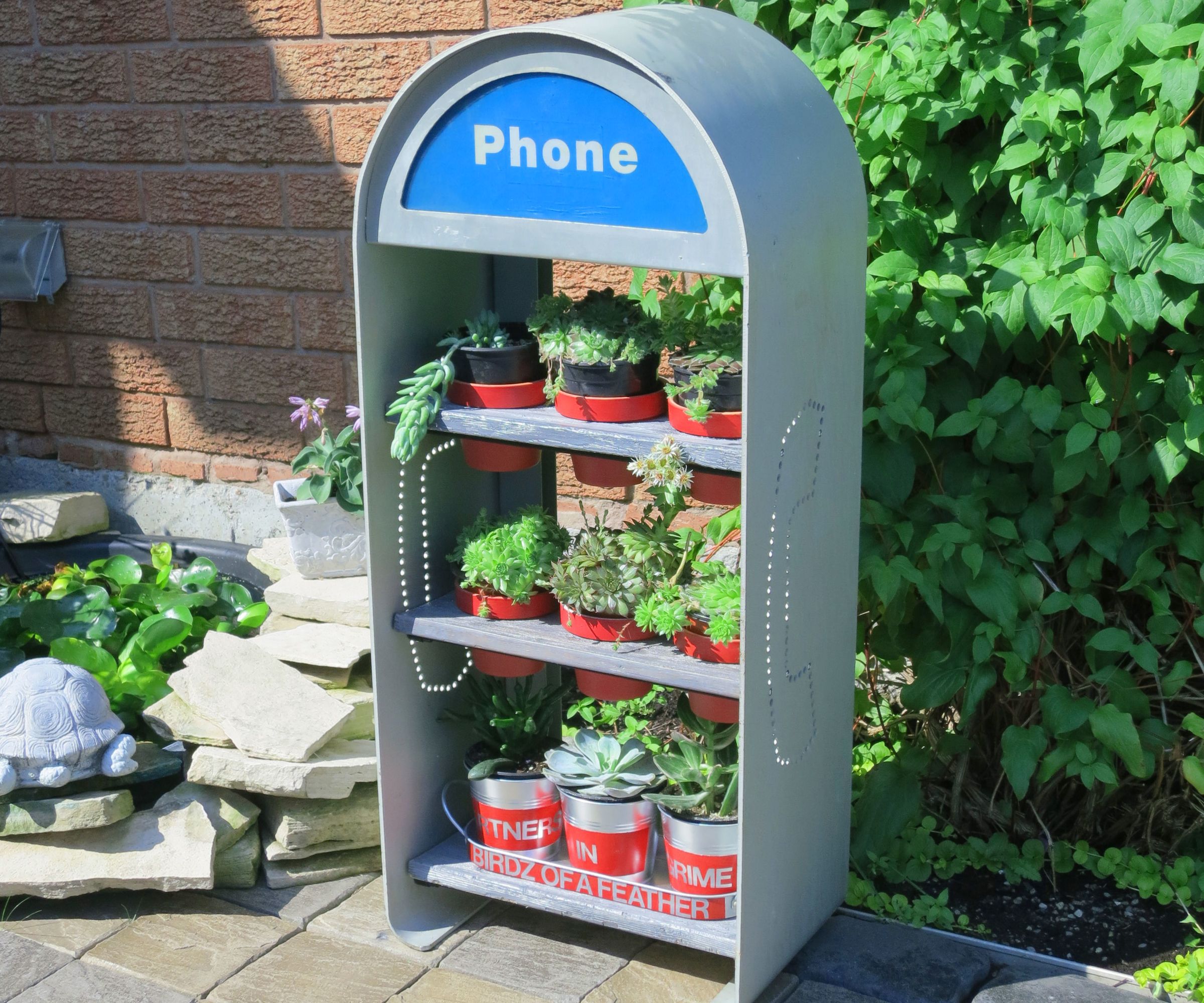 Phone Booth Planter