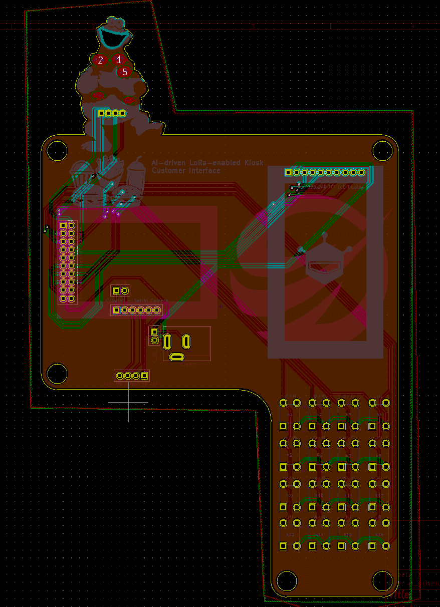 Designing the Kiosk Customer Endpoint PCB Outline, Protective Case, and Layout