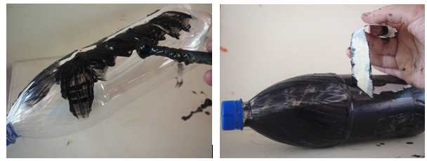 Mask and Paint Bottle