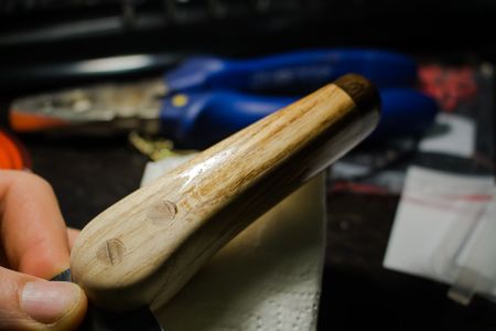 Finishing the Handle
